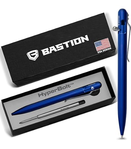 Amazon | BASTION ボルトアクションペン、アルミニウムリーガルレッド